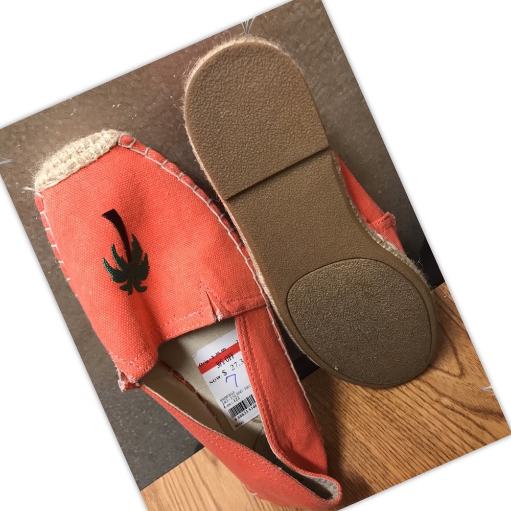 🌸 🌴143 GIRL ORANGE 🍊 WOMEN LOAFER SHOE 🌺